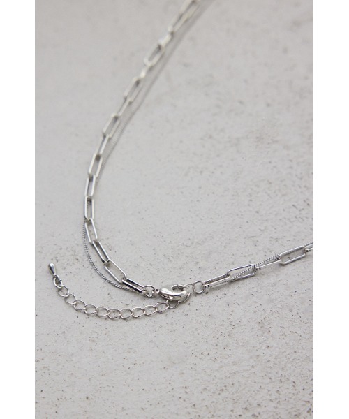 AZUL by moussy（アズールバイマウジー）の「インフィニティモチーフ2連ネックレス（ネックレス・レディース・ゴールド系その他/シルバー・FREE）」の8枚目の写真