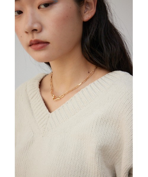 AZUL by moussy（アズールバイマウジー）の「インフィニティモチーフ2連ネックレス（ネックレス・レディース・ゴールド系その他/シルバー・FREE）」の11枚目の写真