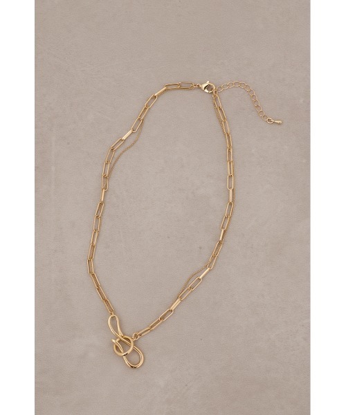 AZUL by moussy（アズールバイマウジー）の「インフィニティモチーフ2連ネックレス（ネックレス・レディース・ゴールド系その他/シルバー・FREE）」の13枚目の写真