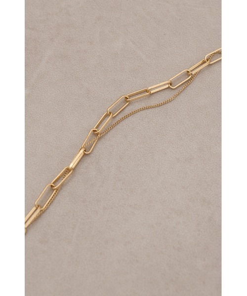 AZUL by moussy（アズールバイマウジー）の「インフィニティモチーフ2連ネックレス（ネックレス・レディース・ゴールド系その他/シルバー・FREE）」の16枚目の写真