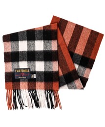 TWEED MILL | 【TWEEDMILL/ツイードミル】Lambswool Muffler Check 25(マフラー)