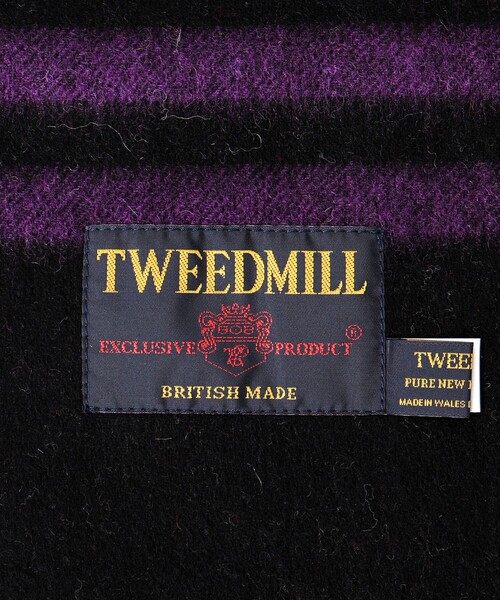 TWEED MILL（ツイードミル）の「【TWEEDMILL/ツイードミル】Lambswool Muffler Check 25（マフラー・メンズ・パープル系その他2/ブラック系その他/ブラック系その他2/イエロー系その他/ブルー系その他7/ベージュ系その他/イエロー系その他2・FREE）」の17枚目の写真