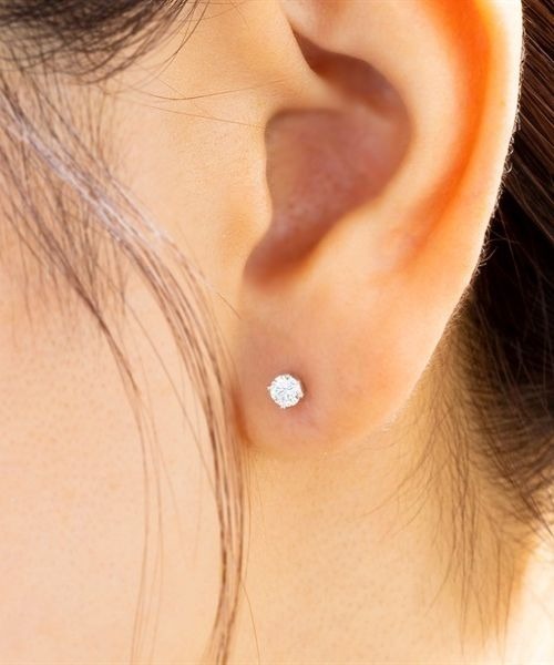 4℃ ピアス 未装着 未使用に近い プラチナ ピアス（ピアス（両耳用））｜4℃（ヨンドシー）の
