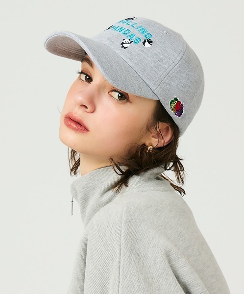 Design Tshirts Store graniph（デザイン　ティーシャツ　ストア　グラニフ）の「FRUIT OF THE LOOM× graniph Rolling Pandas SWEAT CAP（キャップ・メンズ・グレー・FREE）」の4枚目の写真