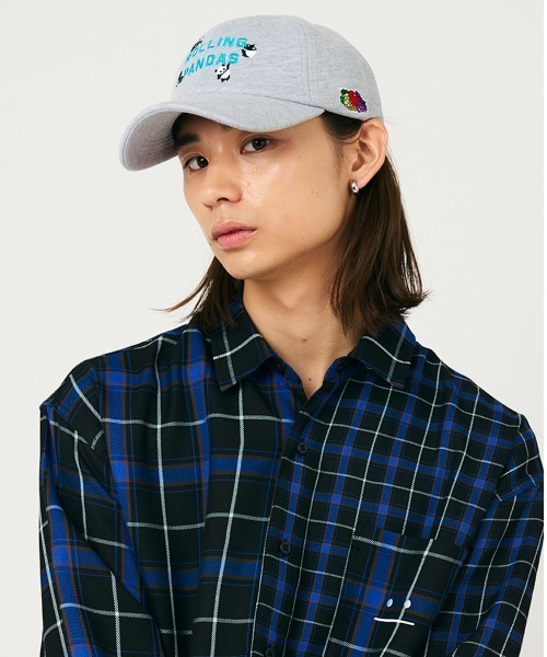 Design Tshirts Store graniph（デザイン　ティーシャツ　ストア　グラニフ）の「FRUIT OF THE LOOM× graniph Rolling Pandas SWEAT CAP（キャップ・メンズ・グレー・FREE）」の6枚目の写真