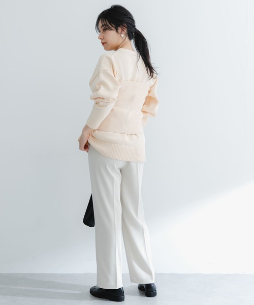 URBAN RESEARCH ROSSO WOMEN（アーバンリサーチ　ロッソ）の「ウエストシェイプカーディガン（カーディガン/ボレロ・レディース・アイボリー/イエロー・FREE）」の7枚目の写真