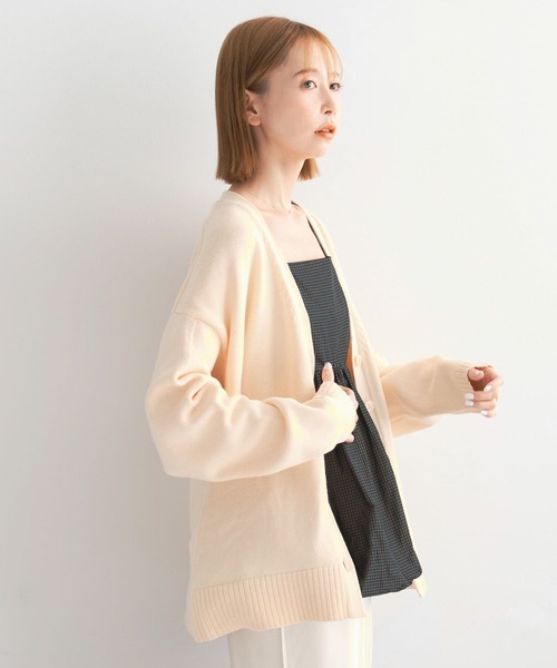 URBAN RESEARCH ROSSO WOMEN（アーバンリサーチ　ロッソ）の「ウエストシェイプカーディガン（カーディガン/ボレロ・レディース・アイボリー/イエロー・FREE）」の10枚目の写真
