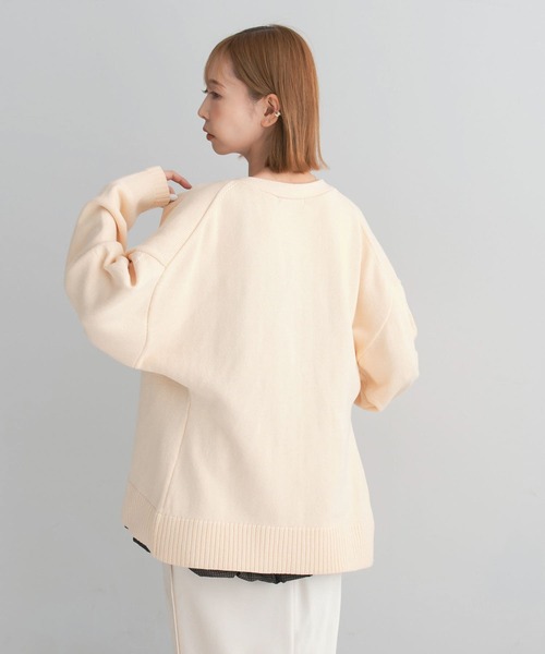 URBAN RESEARCH ROSSO WOMEN（アーバンリサーチ　ロッソ）の「ウエストシェイプカーディガン（カーディガン/ボレロ・レディース・アイボリー/イエロー・FREE）」の11枚目の写真