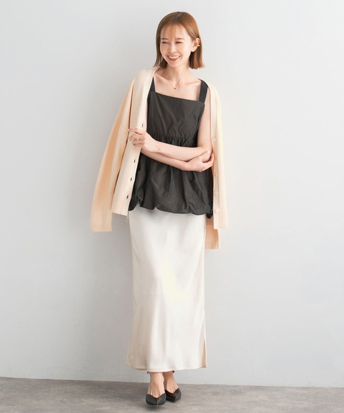 URBAN RESEARCH ROSSO WOMEN（アーバンリサーチ　ロッソ）の「ウエストシェイプカーディガン（カーディガン/ボレロ・レディース・アイボリー/イエロー・FREE）」の14枚目の写真