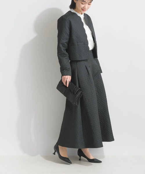 PICCIN（ピッチン）の「タック袖フリルブラウス（シャツ/ブラウス・レディース・オフホワイト/ブラック・M）」の7枚目の写真