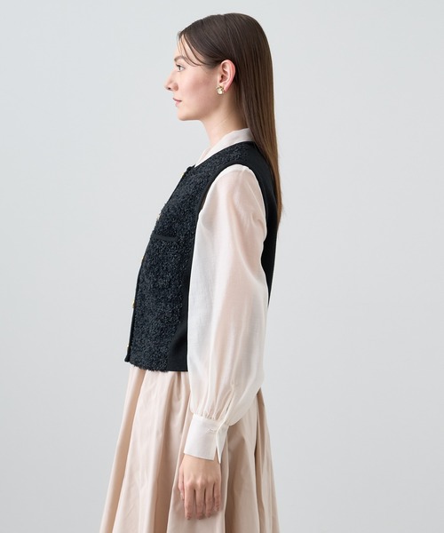 ANAYI アナイ モールコンビクルーネックジレ 楽天市場】【SALE