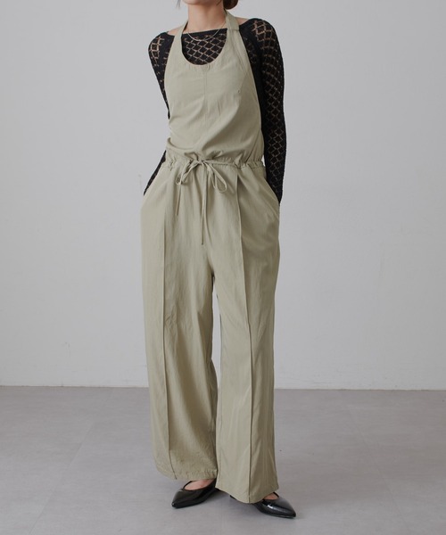 Lui's(ルイス)の「ホルターネックサロペット(その他パンツ・レディース・モスグリーン/ブラック・FREE)」の15枚目の写真