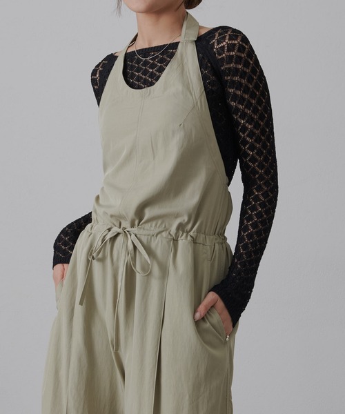 Lui's(ルイス)の「ホルターネックサロペット(その他パンツ・レディース・モスグリーン/ブラック・FREE)」の16枚目の写真