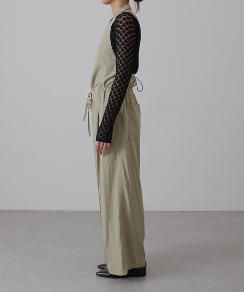 Lui's(ルイス)の「ホルターネックサロペット(その他パンツ・レディース・モスグリーン/ブラック・FREE)」の9枚目の写真