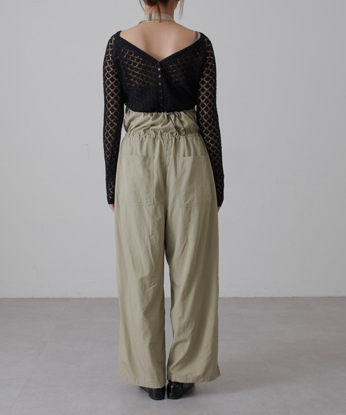 Lui's(ルイス)の「ホルターネックサロペット(その他パンツ・レディース・モスグリーン/ブラック・FREE)」の10枚目の写真