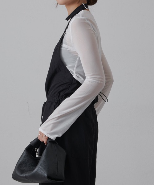 Lui's(ルイス)の「ホルターネックサロペット(その他パンツ・レディース・モスグリーン/ブラック・FREE)」の19枚目の写真