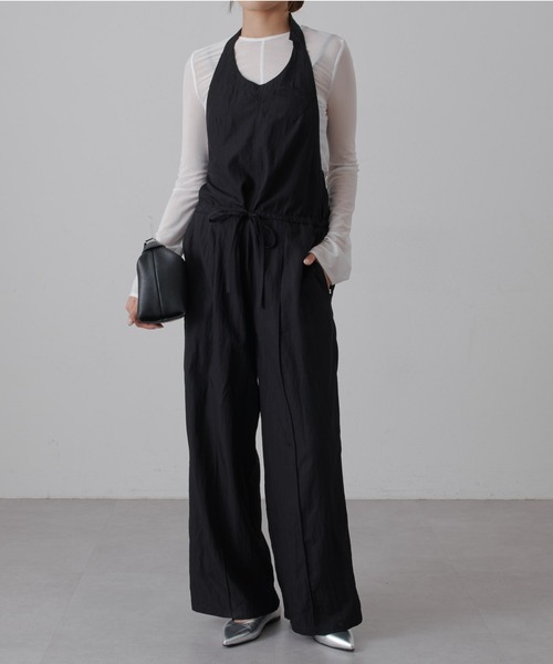 Lui's(ルイス)の「ホルターネックサロペット(その他パンツ・レディース・モスグリーン/ブラック・FREE)」の18枚目の写真