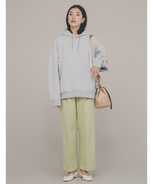 THE SHOP TK （ザ ショップ ティーケー ）の「◆カルゼダンボールプルパーカ（パーカー・メンズ・ライトグレー/ダークグレー/ベビーピンク/グリーン系/ブルー・02/04/03）」の6枚目の写真