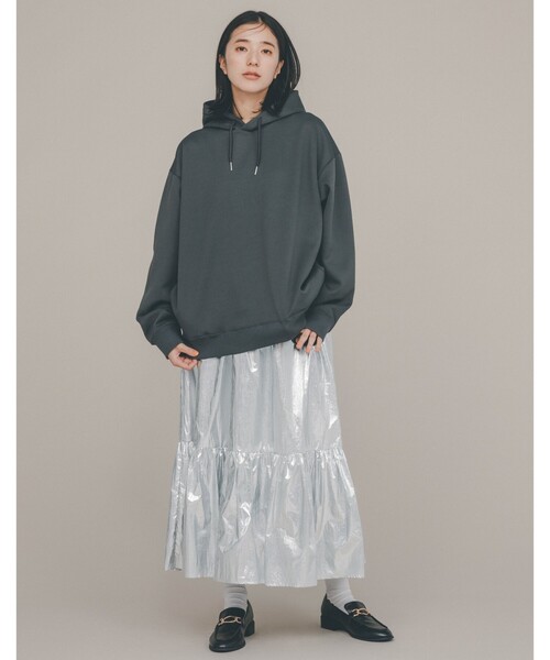 THE SHOP TK （ザ ショップ ティーケー ）の「◆カルゼダンボールプルパーカ（パーカー・メンズ・ライトグレー/ダークグレー/ベビーピンク/グリーン系/ブルー・02/04/03）」の8枚目の写真