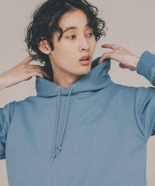 THE SHOP TK （ザ ショップ ティーケー ）の「◆カルゼダンボールプルパーカ（パーカー・メンズ・ライトグレー/ダークグレー/ベビーピンク/グリーン系/ブルー・02/04/03）」の22枚目の写真