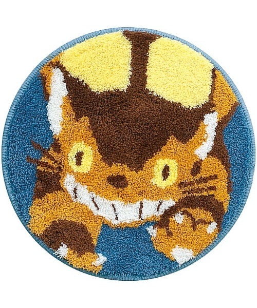 スタジオジブリ（スタジオジブリ）の「GHIBLI / ジブリ チェアパッド いす用座布団 椅子用座布団  チェアマット chairpad CNI（ラグ/マット・レディース・グリーン/ピンク/ブルー・FREE）」の6枚目の写真