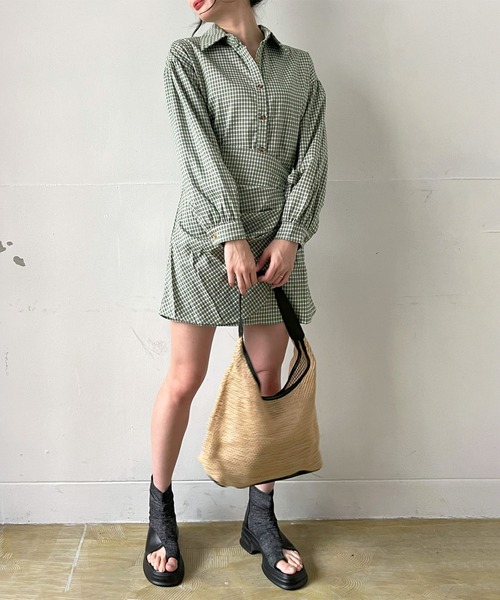 Jewelobe(ジュエローブ)の「ポーチセットシンセティックレザー×ストローメッシュショルダーバック(ショルダーバッグ・レディース・オフホワイト/ブラック/ブラウン・FREE)」の14枚目の写真
