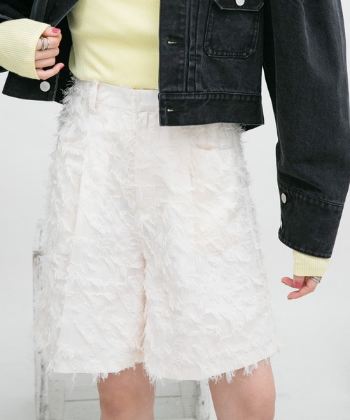 KBF（ケイビーエフ）の「デザインポケットタックショートパンツ（その他パンツ・レディース・ホワイト系その他/ブラック/ブラック系その他/グレー・ONE）」の15枚目の写真