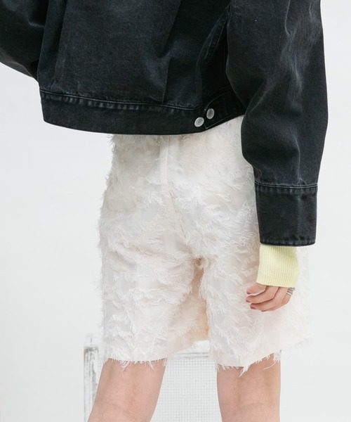 KBF（ケイビーエフ）の「デザインポケットタックショートパンツ（その他パンツ・レディース・ホワイト系その他/ブラック/ブラック系その他/グレー・ONE）」の11枚目の写真