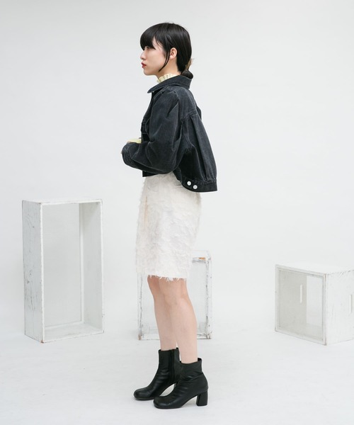 KBF（ケイビーエフ）の「デザインポケットタックショートパンツ（その他パンツ・レディース・ホワイト系その他/ブラック/ブラック系その他/グレー・ONE）」の6枚目の写真