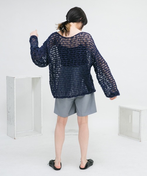 KBF（ケイビーエフ）の「デザインポケットタックショートパンツ（その他パンツ・レディース・ホワイト系その他/ブラック/ブラック系その他/グレー・ONE）」の12枚目の写真