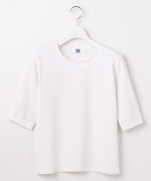 【セール】ワイドリブジャージー タックスリーブ カットソー（Tシャツ/カットソー）｜J.PRESS（ジェイプレス）