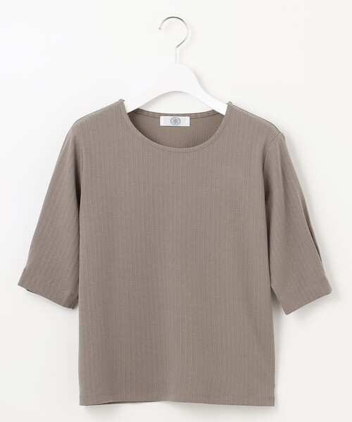 【セール】ワイドリブジャージー タックスリーブ カットソー（Tシャツ/カットソー）｜J.PRESS（ジェイプレス）