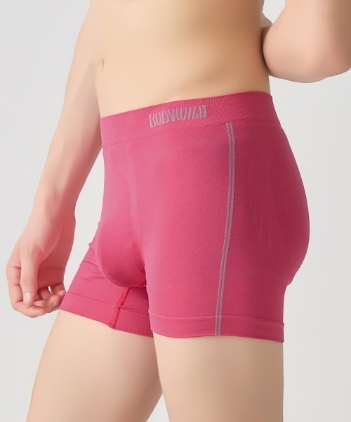 BODY WILD（ボディーワイルド）の「BODY WILD/ボディワイルド ボクサーパンツ 3D-BOXER サイドライン柄（ボクサーパンツ・メンズ・ブラック/グレー系その他/レッド系その他/ネイビー/ロイヤルブルー/ピンク系その他/イエロー系その他・SMALL/MEDIUM/LARGE/X-LARGE）」の14枚目の写真