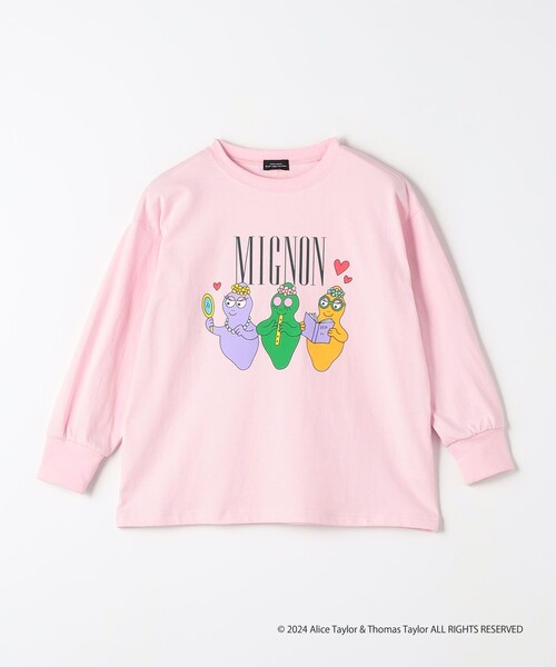 green label relaxing(グリーンレーベルリラクシング)の「【別注】<BARBAPAPA>TJ EX プリント ロングスリーブ 100cm-130cm(Tシャツ/カットソー・キッズ・ホワイト/ブラック/ライトピンク・120cm/100cm/110cm/130cm)」の3枚目の写真