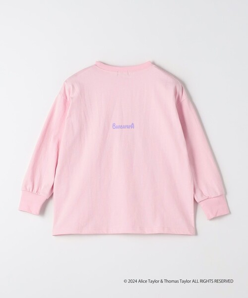 green label relaxing(グリーンレーベルリラクシング)の「【別注】<BARBAPAPA>TJ EX プリント ロングスリーブ 100cm-130cm(Tシャツ/カットソー・キッズ・ホワイト/ブラック/ライトピンク・120cm/100cm/110cm/130cm)」の4枚目の写真