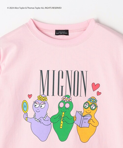 green label relaxing(グリーンレーベルリラクシング)の「【別注】<BARBAPAPA>TJ EX プリント ロングスリーブ 100cm-130cm(Tシャツ/カットソー・キッズ・ホワイト/ブラック/ライトピンク・120cm/100cm/110cm/130cm)」の5枚目の写真
