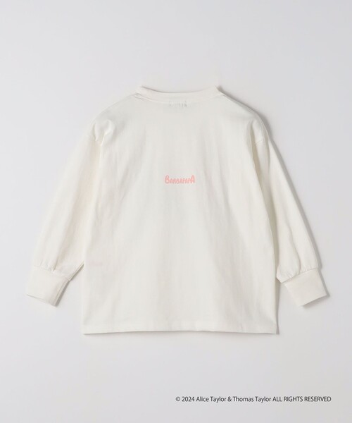 green label relaxing(グリーンレーベルリラクシング)の「【別注】<BARBAPAPA>TJ EX プリント ロングスリーブ 100cm-130cm(Tシャツ/カットソー・キッズ・ホワイト/ブラック/ライトピンク・120cm/100cm/110cm/130cm)」の11枚目の写真