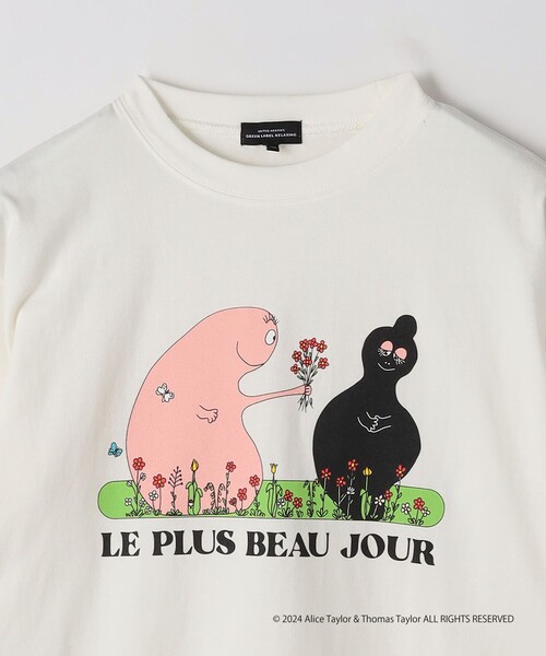 green label relaxing(グリーンレーベルリラクシング)の「【別注】<BARBAPAPA>TJ EX プリント ロングスリーブ 100cm-130cm(Tシャツ/カットソー・キッズ・ホワイト/ブラック/ライトピンク・120cm/100cm/110cm/130cm)」の12枚目の写真