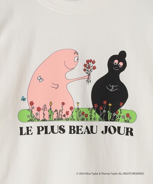 green label relaxing(グリーンレーベルリラクシング)の「【別注】<BARBAPAPA>TJ EX プリント ロングスリーブ 100cm-130cm(Tシャツ/カットソー・キッズ・ホワイト/ブラック/ライトピンク・120cm/100cm/110cm/130cm)」の13枚目の写真