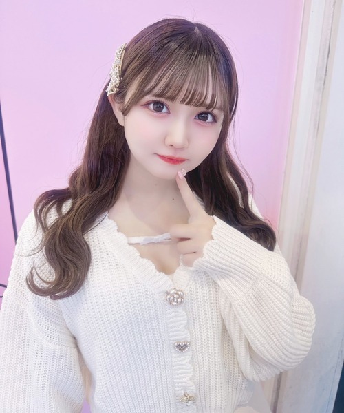 apres jour(アプレジュール)の「スカラップビジューカーディガン【ZOZOTOWN限定アイテム】(カーディガン/ボレロ・レディース・ピンク/オフホワイト/ブラック/レッド・フリー/X-LARGE)」の9枚目の写真