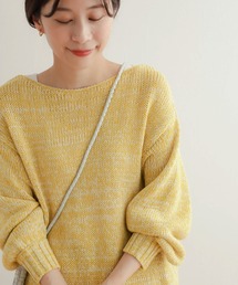 URBAN RESEARCH DOORS | テープヤーンMIXニット(ニット/セーター)