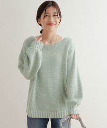 URBAN RESEARCH DOORS | テープヤーンMIXニット(ニット/セーター)