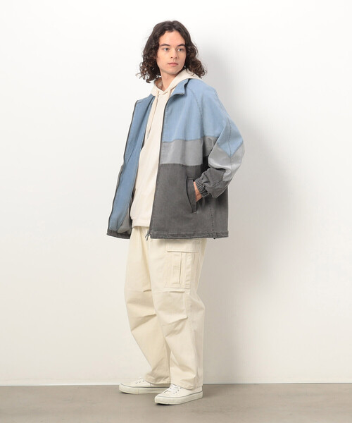 ツイルワイド カーゴパンツ（カーゴパンツ）｜Purple&Yellow（パープルアンドイエロー）