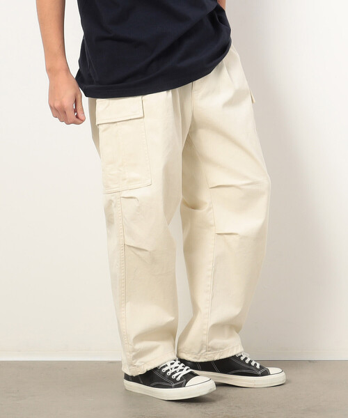 ツイルワイド カーゴパンツ（カーゴパンツ）｜Purple&Yellow（パープルアンドイエロー）