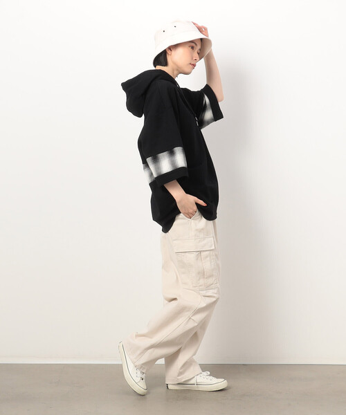 ツイルワイド カーゴパンツ（カーゴパンツ）｜Purple&Yellow（パープルアンドイエロー）