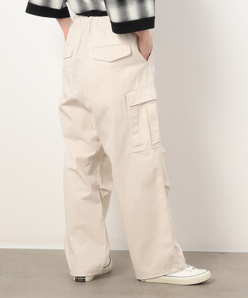 ツイルワイド カーゴパンツ（カーゴパンツ）｜Purple&Yellow（パープルアンドイエロー）