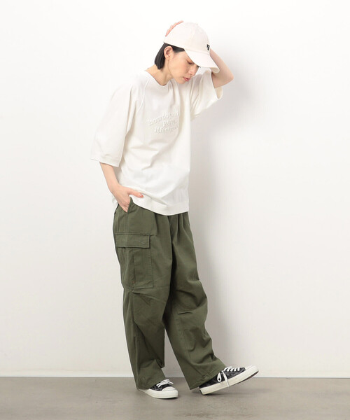 ツイルワイド カーゴパンツ（カーゴパンツ）｜Purple&Yellow（パープルアンドイエロー）
