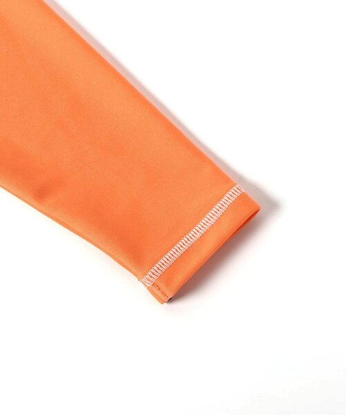 BREEZE（ブリーズ）の「【UVカット】前開き長袖ラッシュガード（ラッシュガード・キッズ・ライトグレー/レインボー/ライム/ネイビー/オレンジ・80/90/100/110/120/130/140/150）」の14枚目の写真