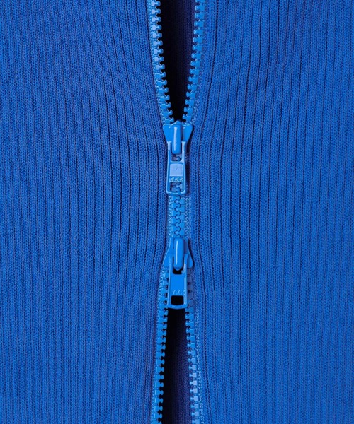 Honeys（ハニーズ）の「衿付きジップカーディガン（カーディガン/ボレロ・レディース・ホワイト/ブルー/ブラック/イエロー系その他・S/M/L）」の16枚目の写真