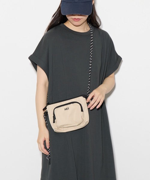 MEI（メイ）の「【 MEI / メイ 】 パラコード ミニ ショルダー バッグ（ショルダーバッグ・メンズ・オリーブドラブ/ベージュ/ブラック/グレー・FREE）」の3枚目の写真